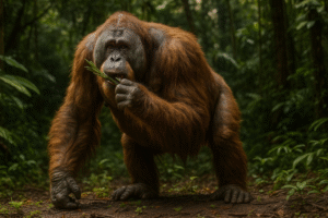 GIGANTOPITHECUS en medio de la selva
