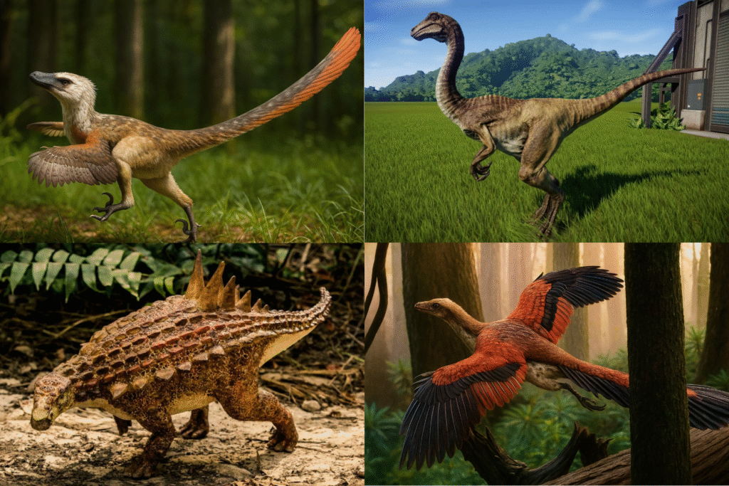 dinosaurios que saltan